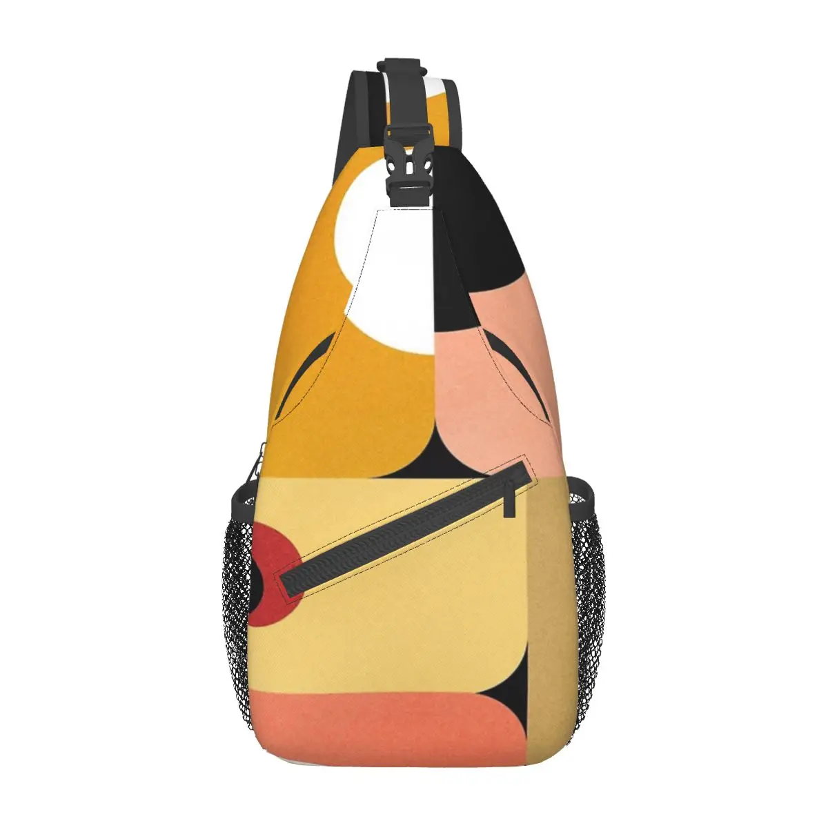 

Абстрактная Геометрическая Минималистичная нагрудная сумка 06, модная вместительная Повседневная нагрудная сумка через плечо, настраиваемая