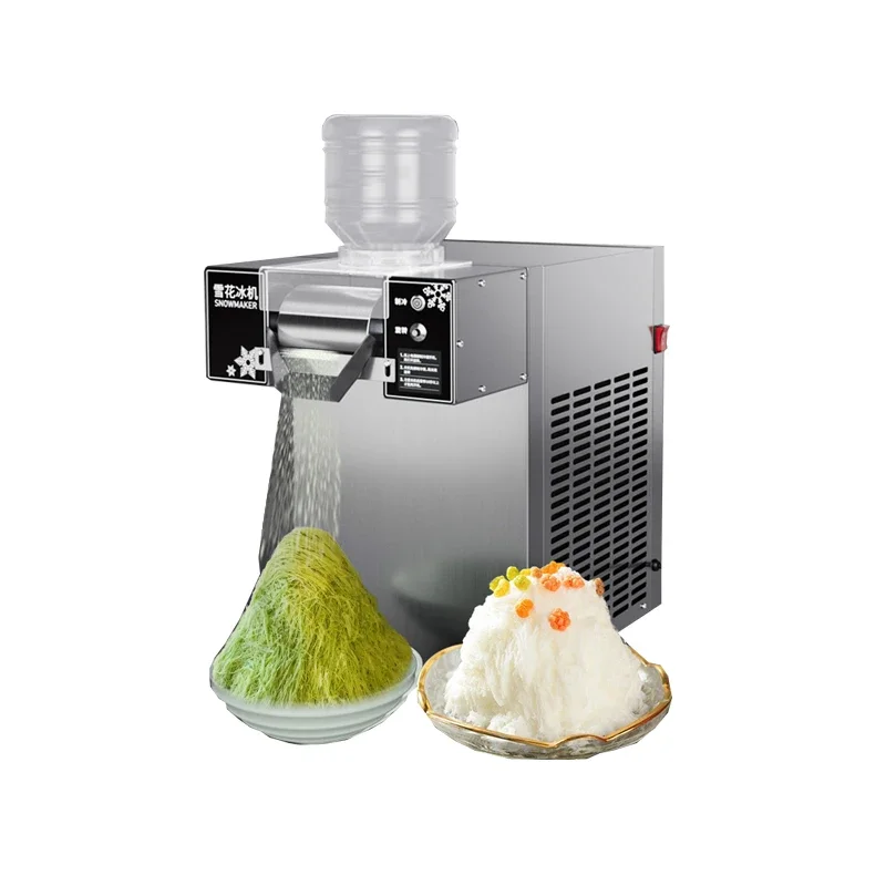 

Korean Snowflake Ice Machine Small Snow Continuous Cooled Milk Mango Bingsu Shaver Smoothie Crusher