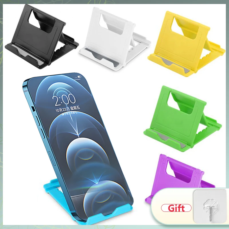 

Adjustable Table Phone Holder Bracket Desktop Stand For ipad iPhone Samsung Xiaomi Huawei Folding Universal Mobile Phone Stand