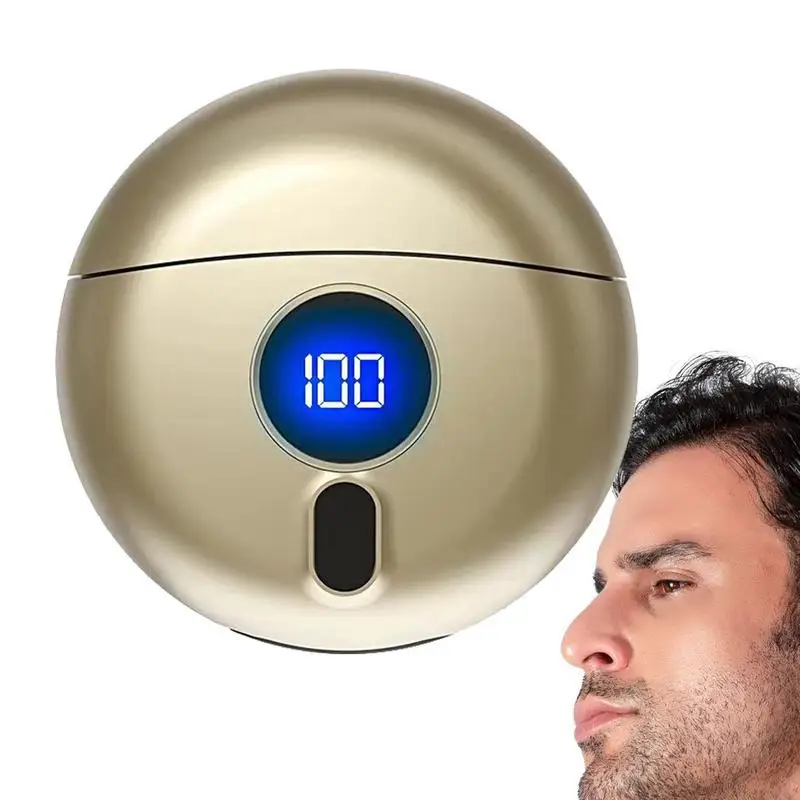 

Mini Portable Electric Shaver LED Display Electric Razor USB Mini Shaver Flying Saucer Shape Electric Razor Pocket Rechargeable