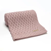 Super Soft Baby Blankets Newborn Infant Kids Boy Girl Stroller Swaddle Wrap Mats Lightweight Knit Toddler Throw Receiving Quilts 2