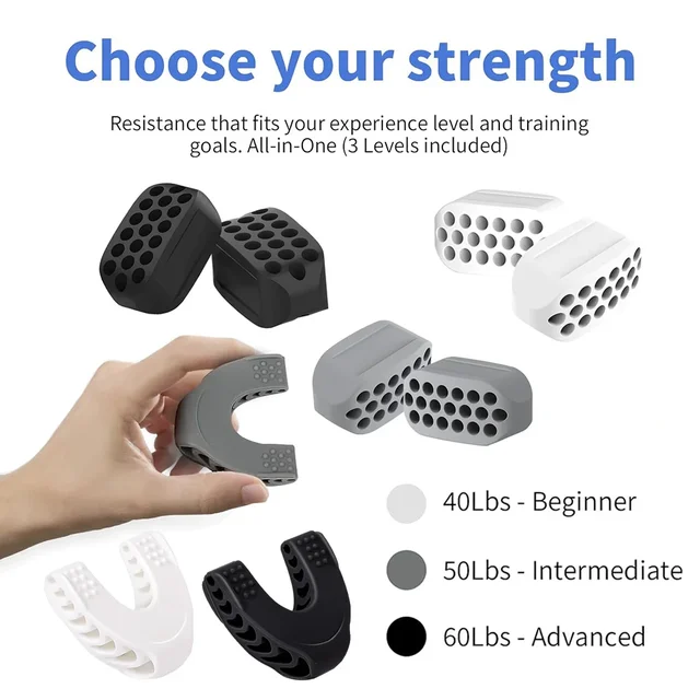 Jaw Exerciser Neck Toning Jawline Exercise Face Muscle Trainer 2