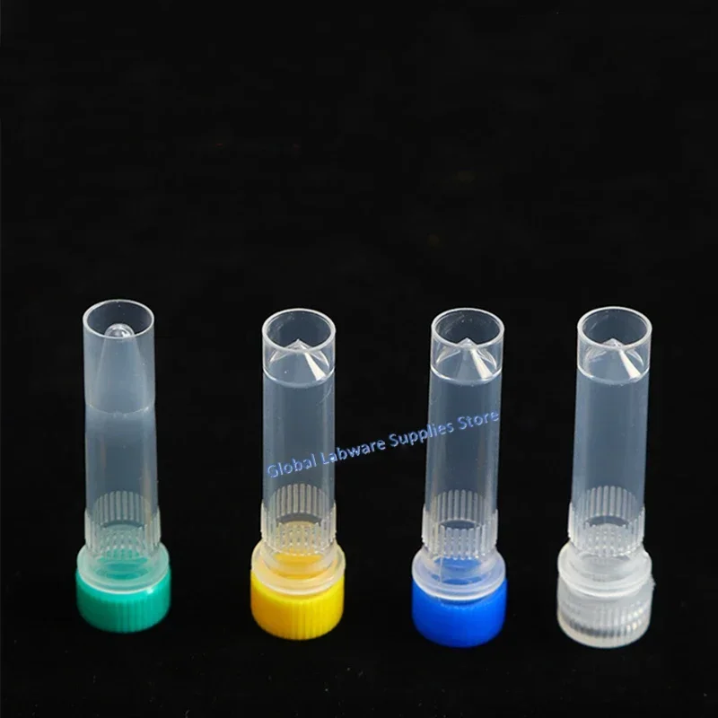 1.5ml PP Lab Cryopreservation Tube Cryotube Freezing Tubes Centrifuge Tube Volume Vials Bottles With Screw Cap ,500pcs