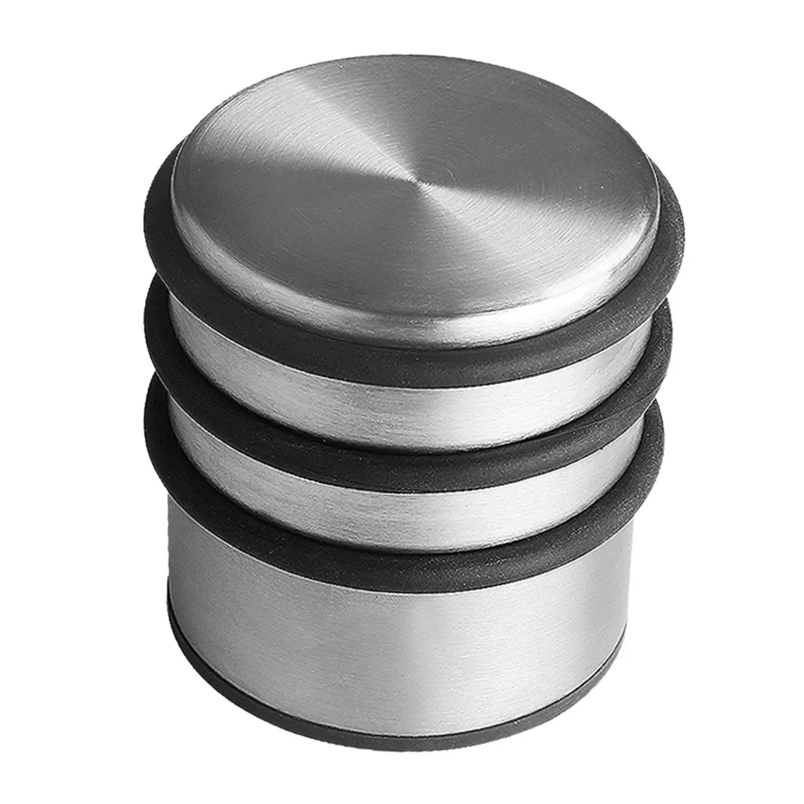 Round Rubber Door Stopper Floor Protective Anti Collision Door Stop Wedge for Residential Hotel Kitchen Living Room
