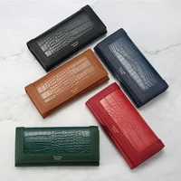 Portefeuilles de luxe pour femmes marque concepteur Long portefeuille femme en cuir sac à main porte-carte d'identité femmes sacs à main dames pochette téléphone Carteiras 2