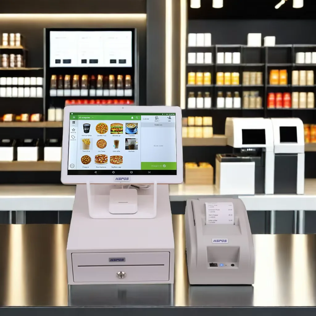 POS System With 15" Touch Screen – Cash Register Computer, Intel N2930, 4GB RAM, 64GB SSD, Windows 10 For Retail & Restaurants
