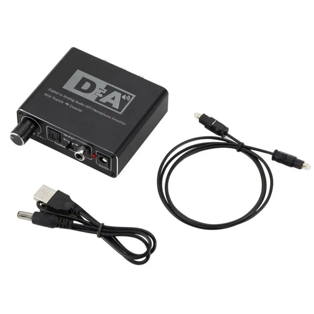 양방향 스위치 DAC 디지털-아날로그 오디오 변환기 Toslink 동축 RL 오..
