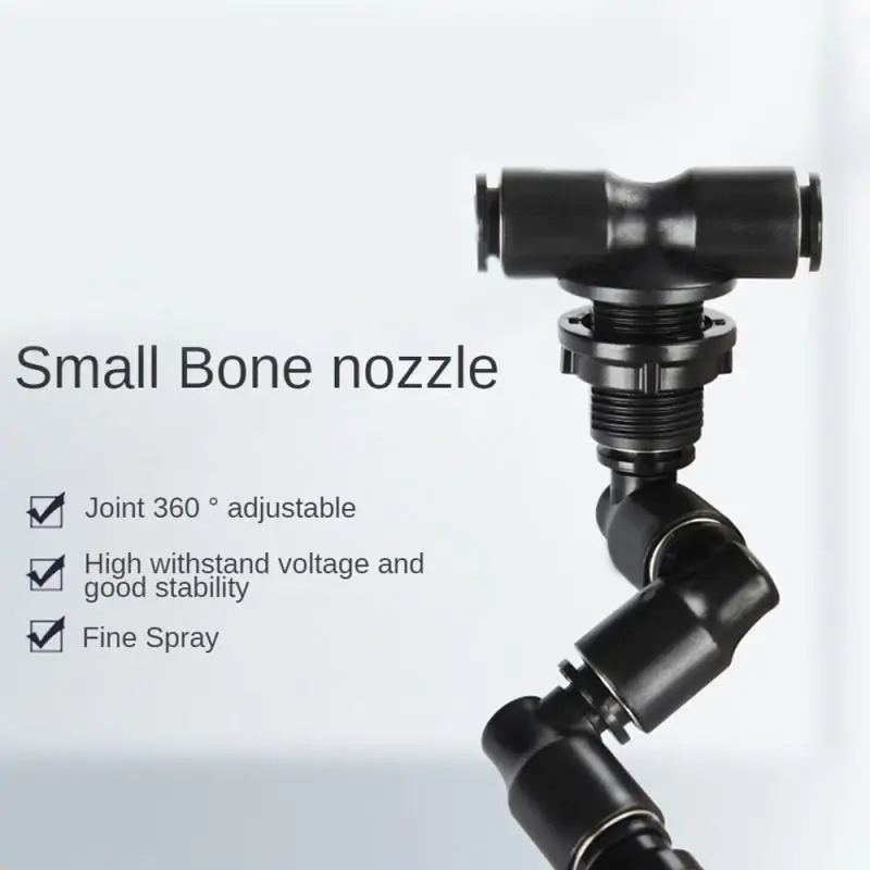 MIUS Reptiles 360 Degree Rotatin Fogger Mist Sprinkler Terrarium Nozzle Adjustable Greenhouse Irrigation Pet Cooling System