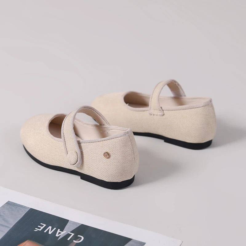 New Spring Kids Shoes Children Princess Shoes Baby Girls Sweet Caramel Toddler Ballet Flats Fashion Mary Jane