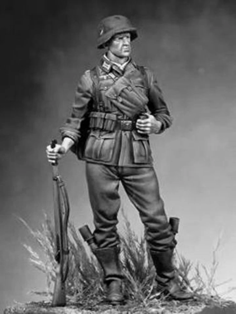 Neues unmontiertes 1/18 90MM Wehrmacht Stand 90mm Resin-Kit DIY-Spielzeug Unbemaltes Resin-Modell