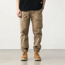 

Spring and autumn new casual work clothes pants men's Retro washing drawstring micro elastic small foot straight tube Leggings