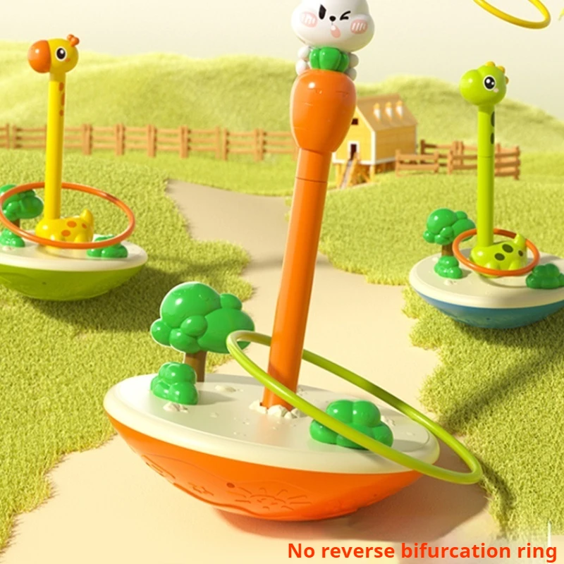 Ring Toys Children Puzzle Parent Child Interaction Ring Toss Throwing Pot Throwing Baby Kindergarten Game Giraffe Dinosaur 2