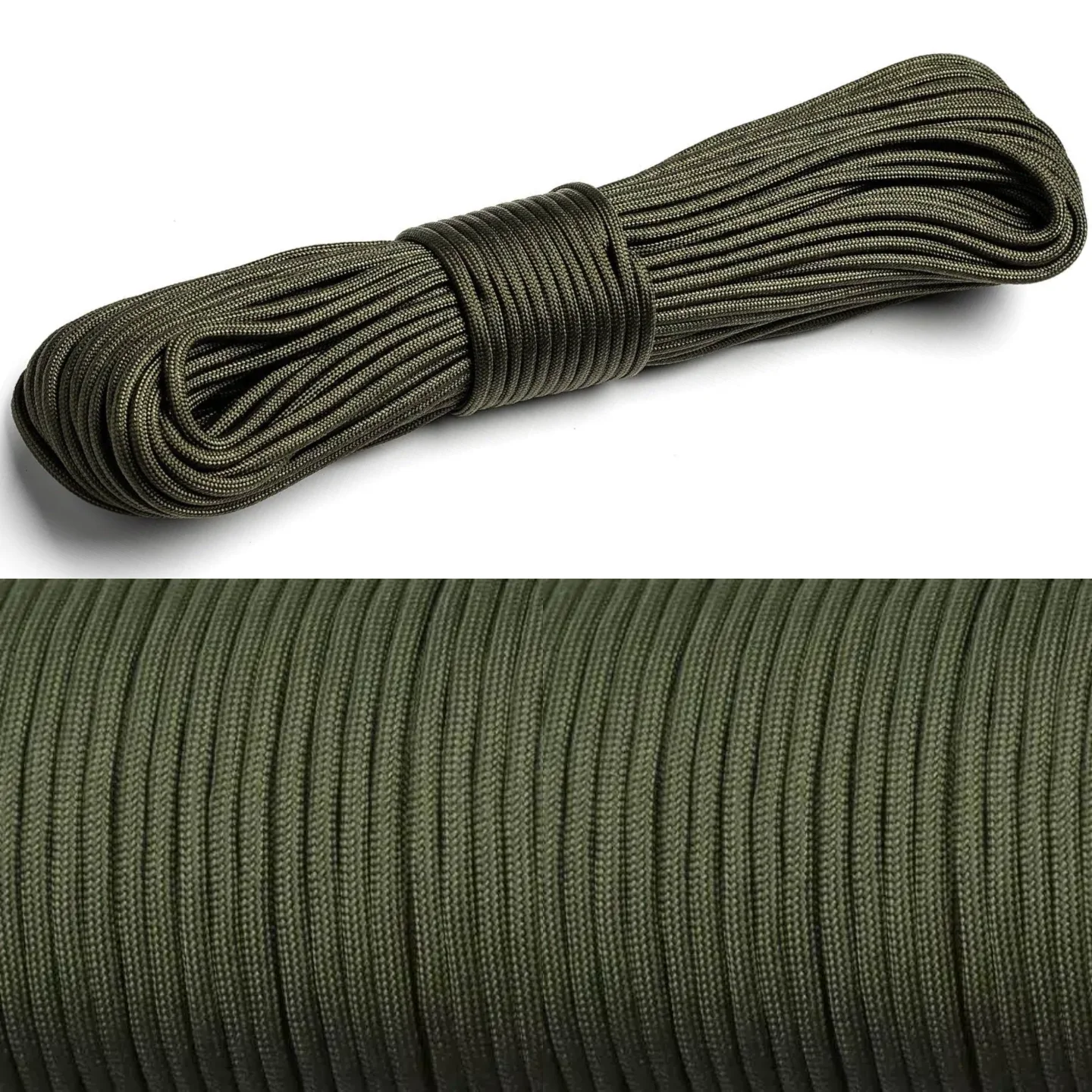 Durable 4mm 7-Strand Nylon Paracord - Versatile Survival Rope for Camping, DIY, and Outdoor Adventures