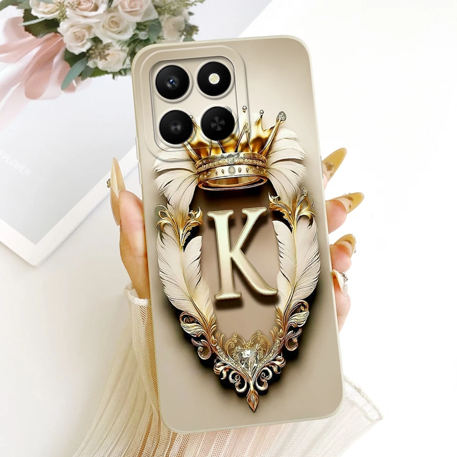 For Honor 400 Smart Case - Cool Crown Letters Shockproof Phone Cover