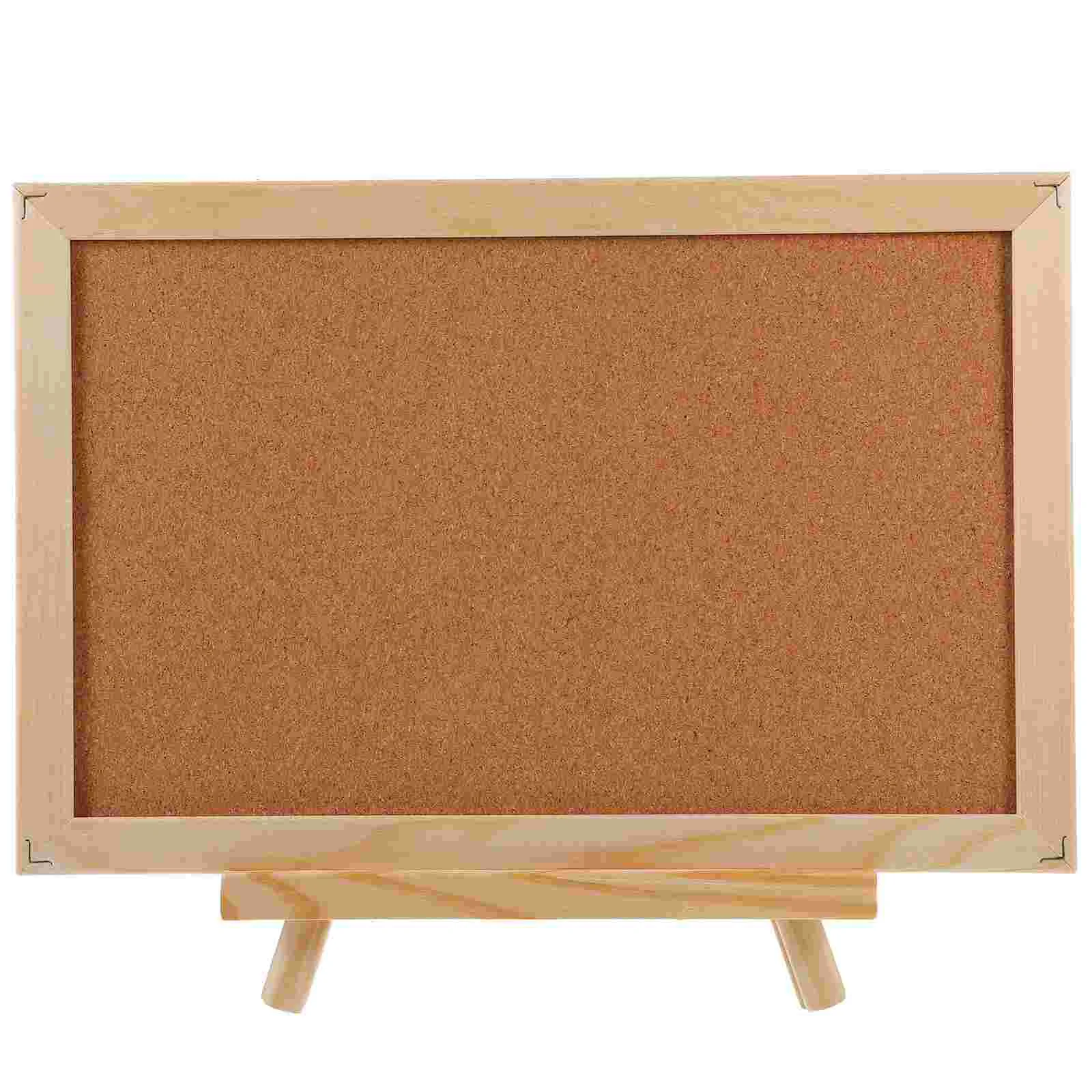 

Board with Easel Stand Wood Easel Display Stand Framed Cork Board Wood Tripod Easel Cork Display Board Notice Board Small