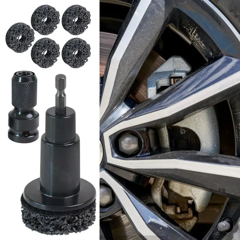 Wheel Stud Removal Tool Wheel Hub Cleaning Tool Portable Rust Remover ...