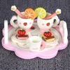 Girl's tea set, afternoon tea, family game toys 5