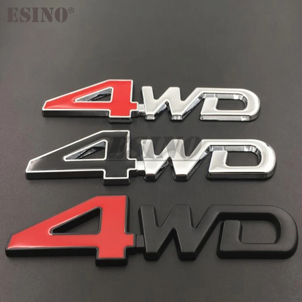 

Автомобильный Стайлинг 3D 4WD 4-х колесный привод для внедорожника 4x4 Автомобильный багажник из металлического сплава приклеивающийся значок для кузова задняя дверь Дискретная эмблема