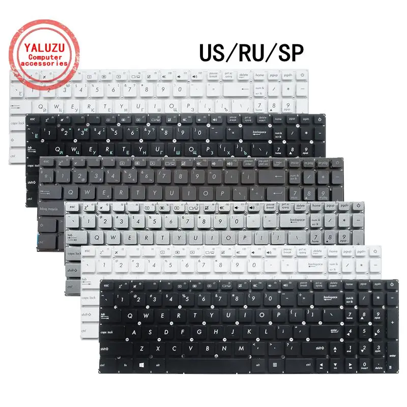 

US/RU/SP NEW Laptop Keyboard For ASUS A540 A540U A540LA A540LJ A540SA A540SC K540 K540L R540 R540S R540SA R540U D540Y C520U