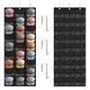 27 Pockets Hat Rack for Baseball Caps Over The Door Cap Organizer Hat Holder With Large Clear Pockets &3 Hooks Hat Storage 1