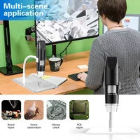 Wifi Digital Microscope 1000X Zoom HD 1080P Electronic Microscope With Adjustable Stand USB Coin Microscope for IOS Android 2