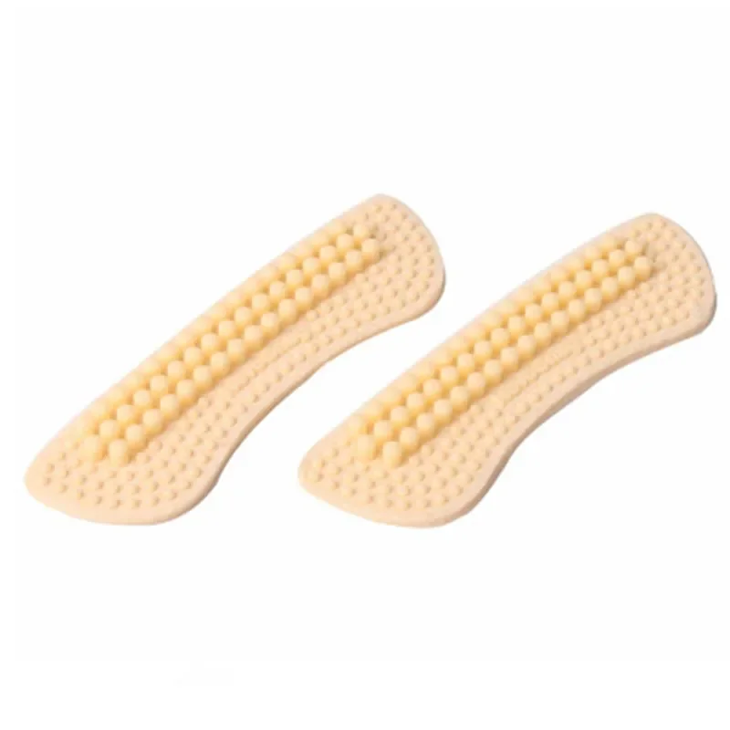 Soft Silicone Shoe Insoles Heel Stickers Thickened Anti-slip Wear-resistant Foot Heel Posts Half Yard Pad Fit Massage Foot