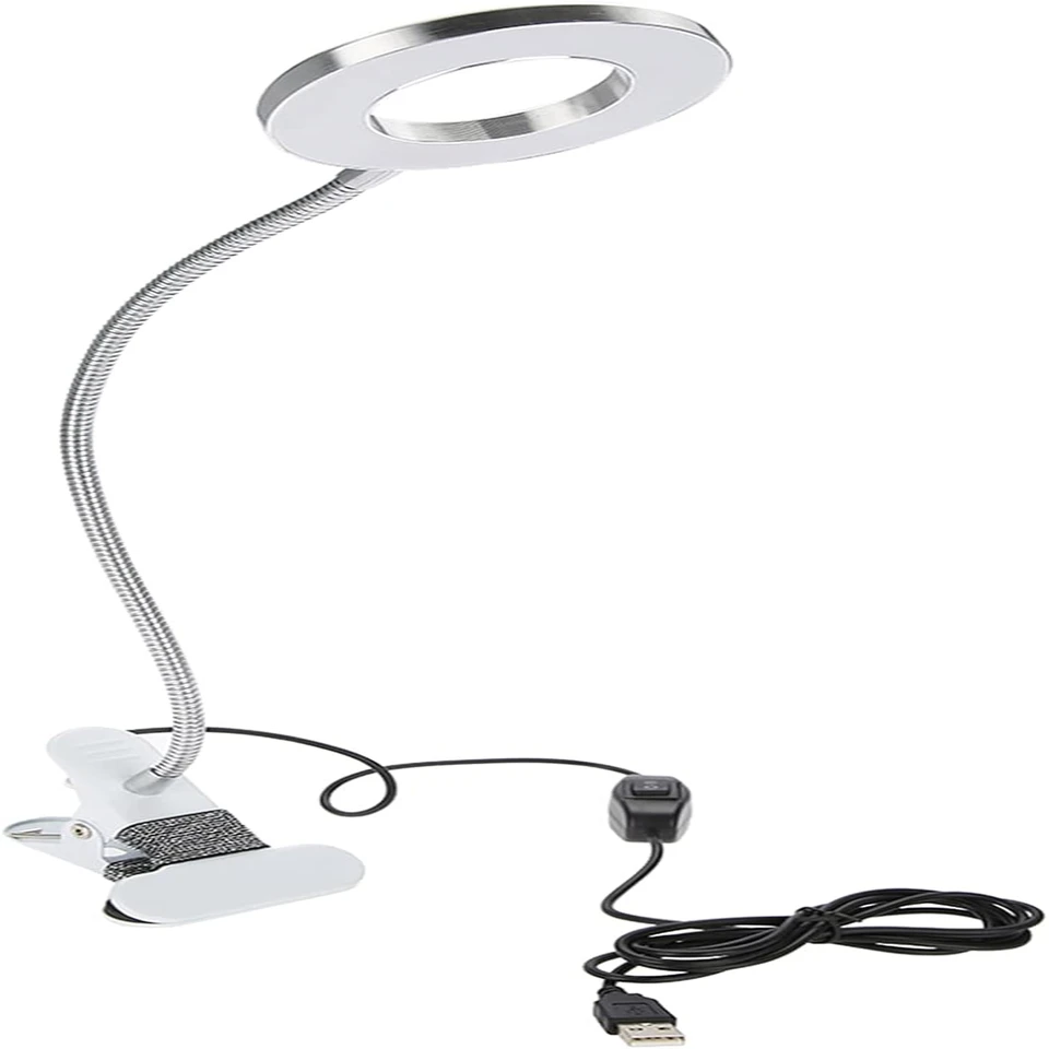 Versatile Compact LED Ring Light for Beauty