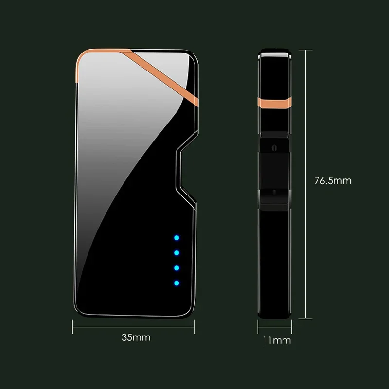 2025 New Laser Electric Lighter Rechargeable Pocket Plasma Lighter Windproof Type-C Portable Electronic