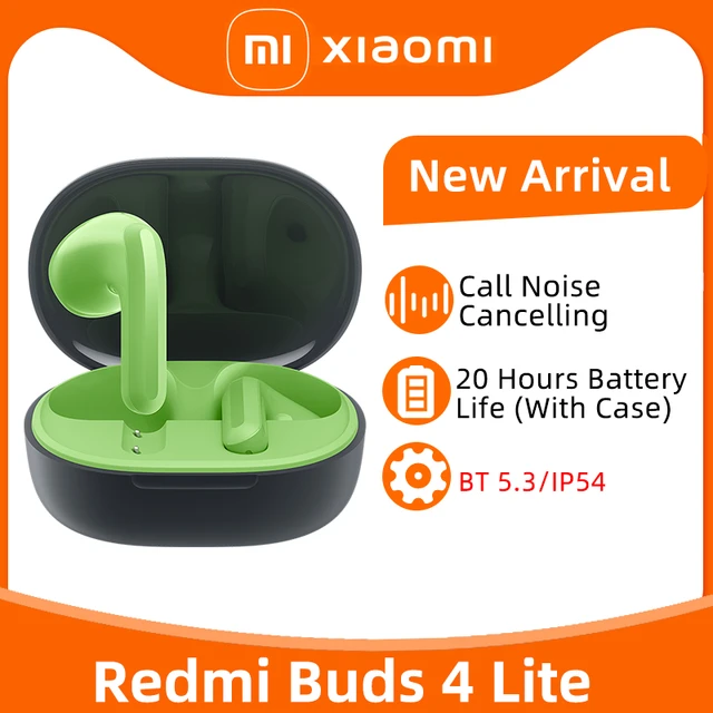 Xiaomi Redmi Buds 4 Lite TWS Wireless Bluetooth Earphone Call Noise  Reduction 20 Hours Battery Life