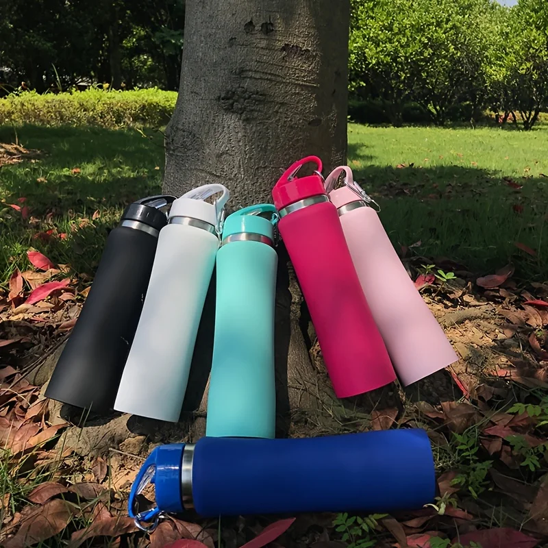 Stainless Steel Insulated Water Bottle with Straw Lid