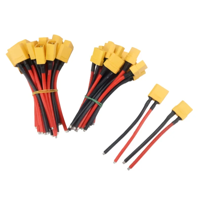 Lot Connecteurs XT90 Mâle Femelle 12AWG 10cm pour Batterie RC