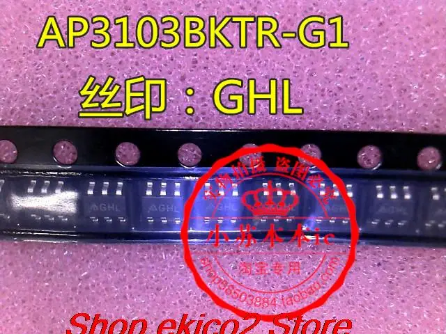 

10pieces Original stock AP3103BKTR-G1 :GHL SOT23-6