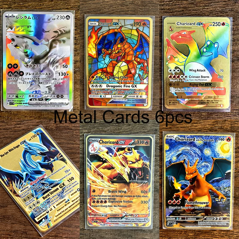 Limited Edition High-Powered Golden Charizard Collectible Card Set