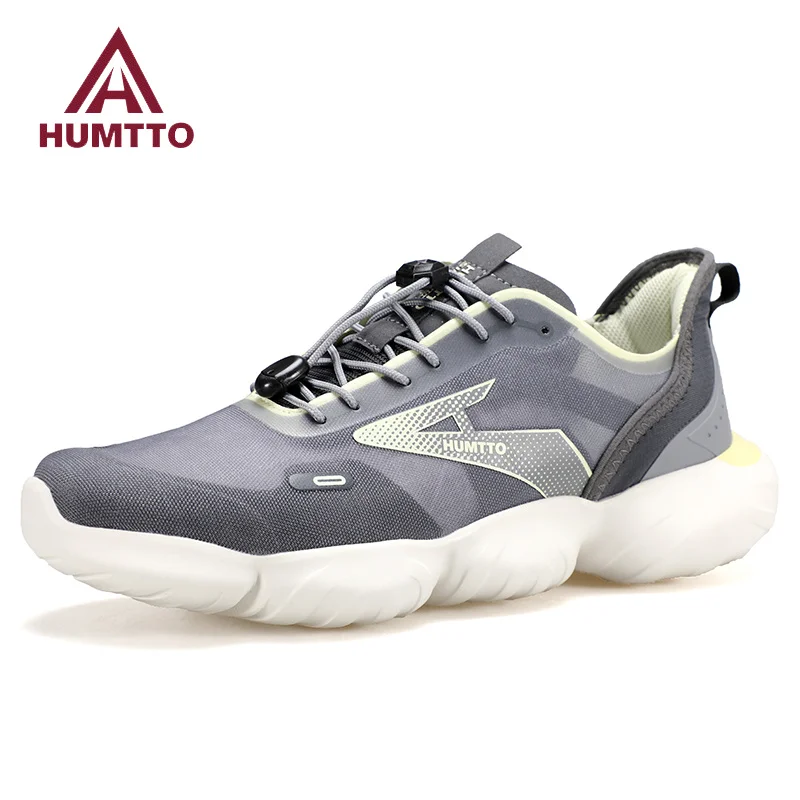 

HUMTTO Lightweight Shoes for Men Luxury Designer Running Shoes Breathable Black Man Walking Sneakers Sports Mens Casual Trainers