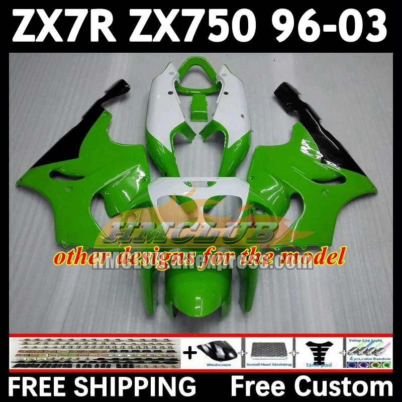 Body Kit For KAWASAKI NINJA ZX-7R ZX-750 1996 1997 1998 1999 161No