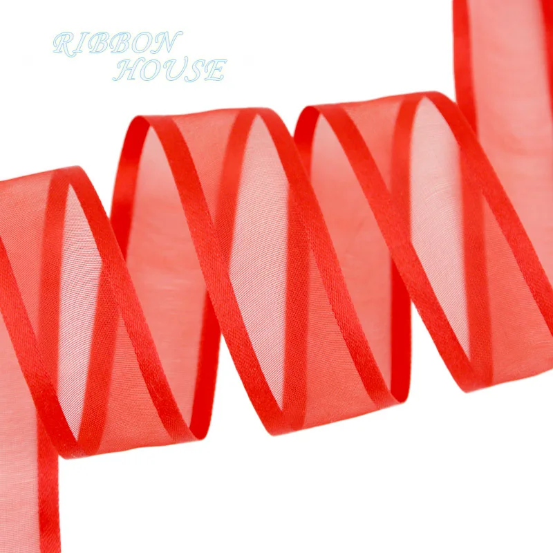 Luxurious Soft Broadside Organza Ribbon - 50 Yards for Gift Wrapping & Decoration