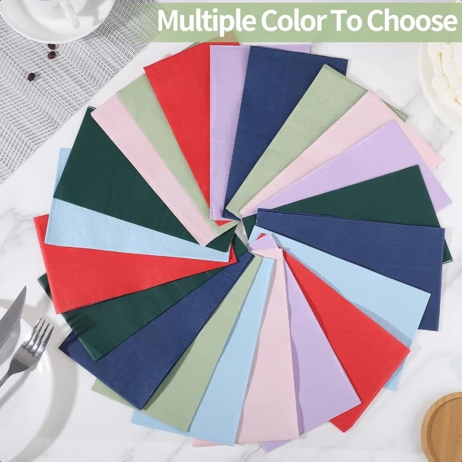 60 Pack Sage Green Decorative Napkins