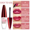 Peel Off Lip Gloss Matte Outline Contour Tattoo Lip Stain Waterproof Transfer Resistant Tear Off Natural Rose Pink Lip Tint 6