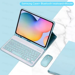 Universal Keyboard Tablet Case with Cover for A7 10.4in (Sky blue 2)