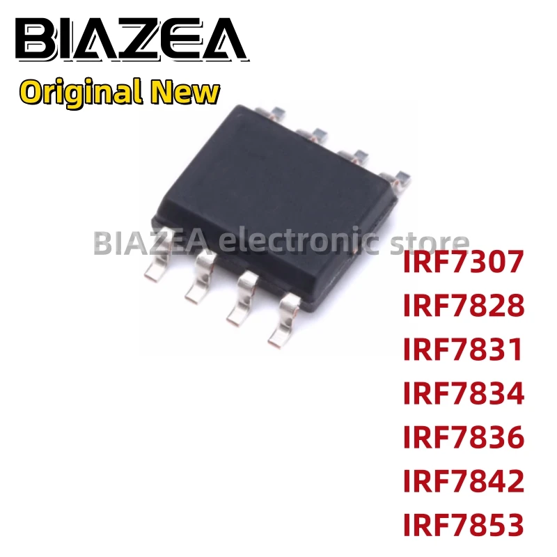 

10piece IRF7307 IRF7828 IRF7831 IRF7834 IRF7836 IRF7842 IRF7853 SOP8 Chipset MOSFET