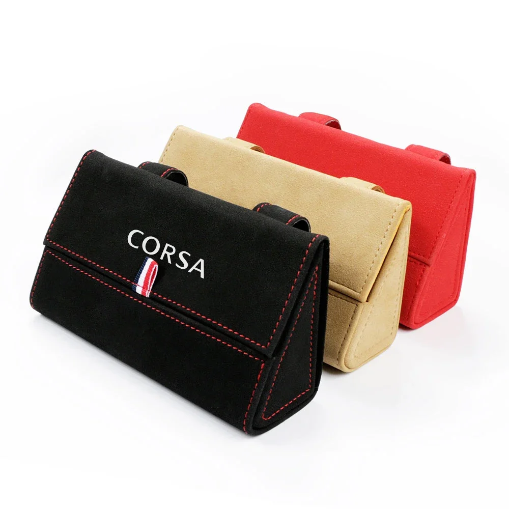 자동차 선 바이저 안경 케이스 보관함, 오펠 코르사 C D E F A B Gsi 1.6T OPC 라인 1.4T 터보 코르사반 2004 2007 액세서리