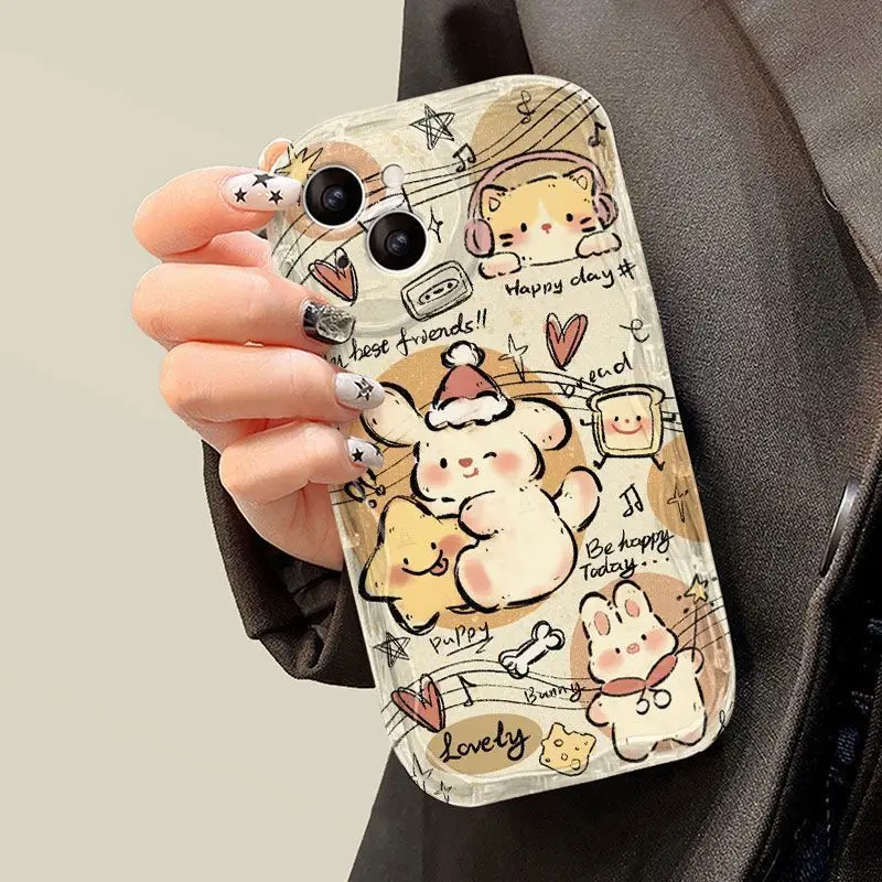 Reading Little Cat Phone Case For Samsung Galaxy S23 Ultra S20 FE S21 Plus A05 A10 A11 J7 J2 Prime G530 Soft Silicone Cover - Image 5