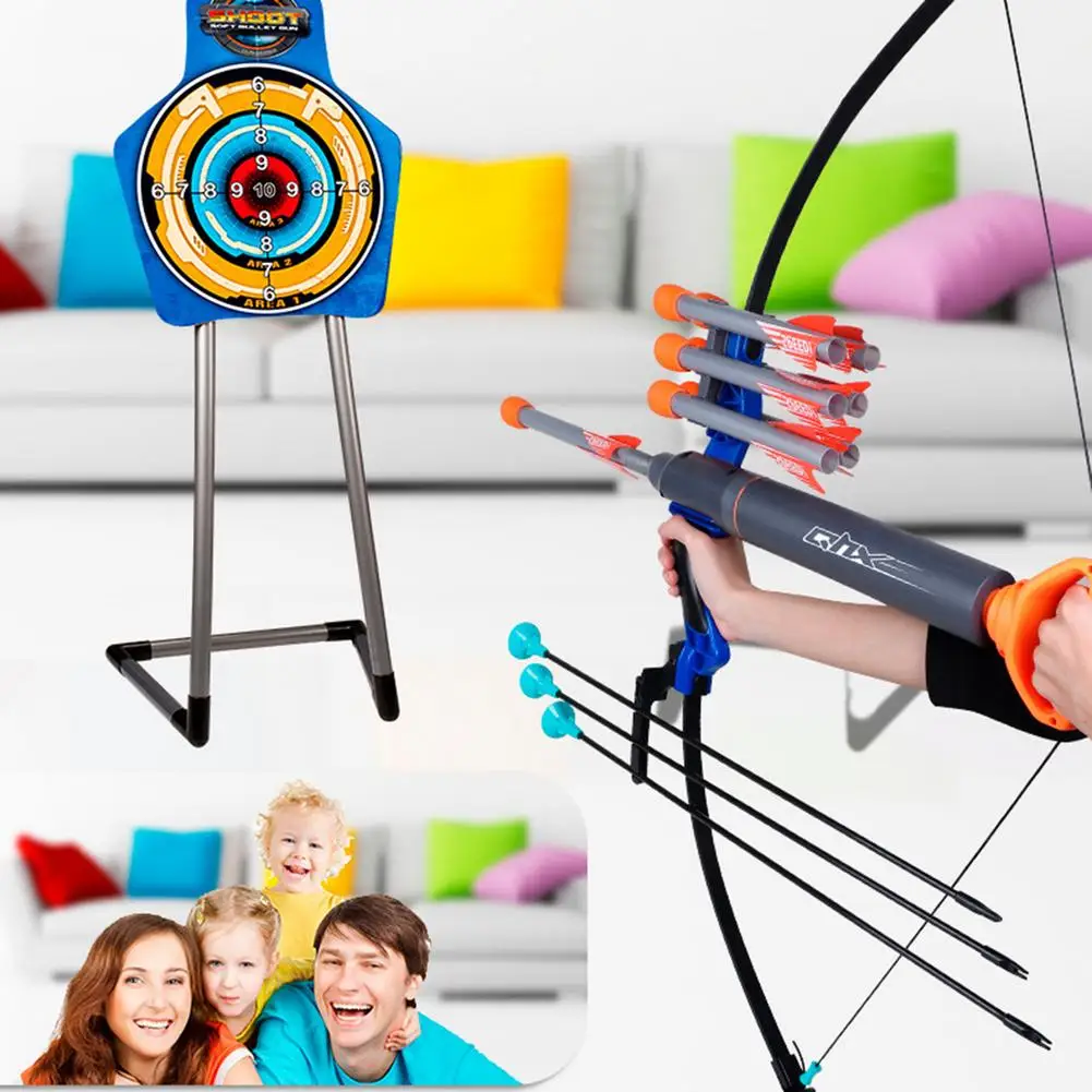 ArcheryBowAndArrowsToysKidsShootingSuctionCupGameProps