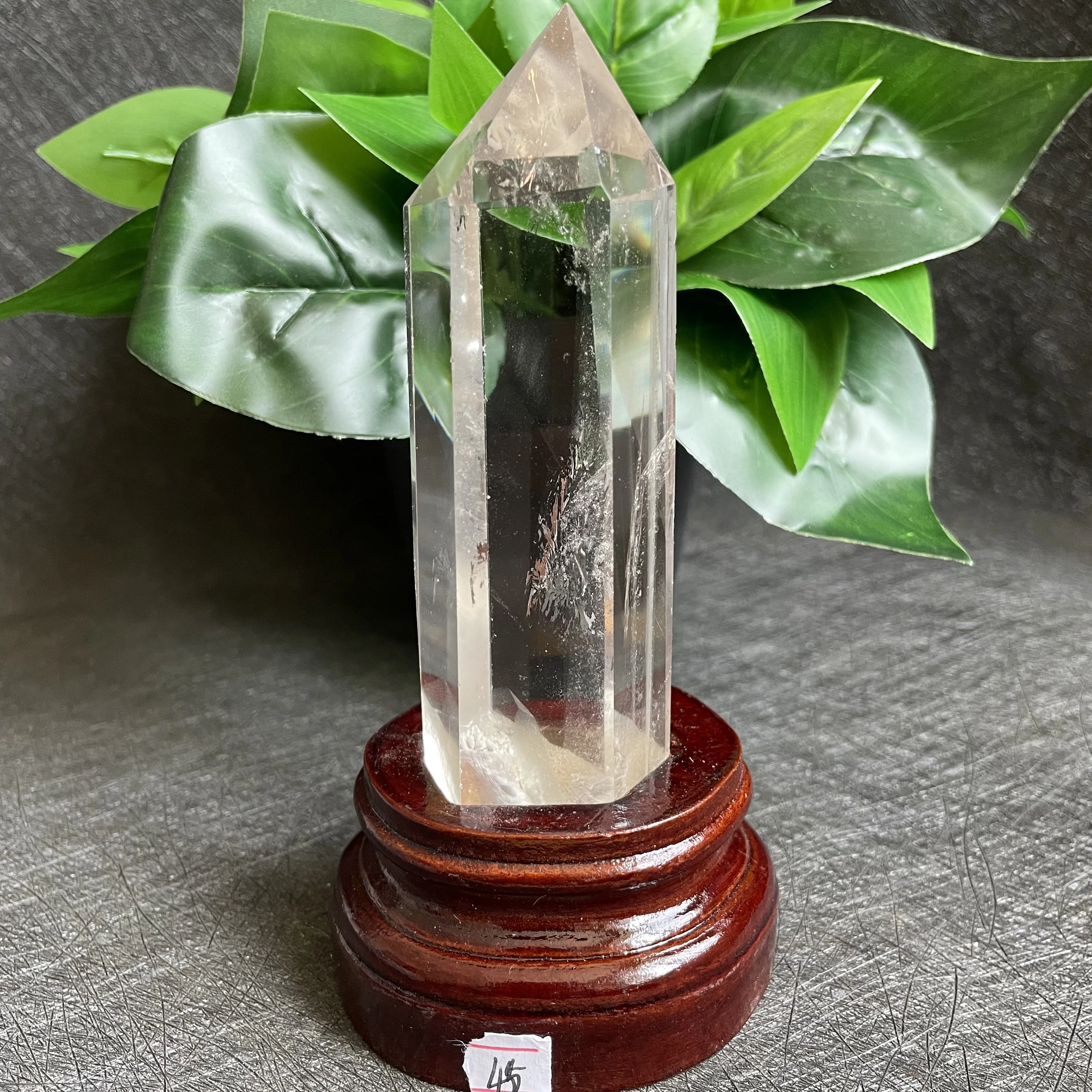 Natural Stone Clear Quartz Tower Home Decoration Rock White Crystal Wand Point Rough Polished Obelisk Healing 2