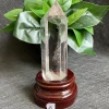 Natural Stone Clear Quartz Tower Home Decoration Rock White Crystal Wand Point Rough Polished Obelisk Healing 2