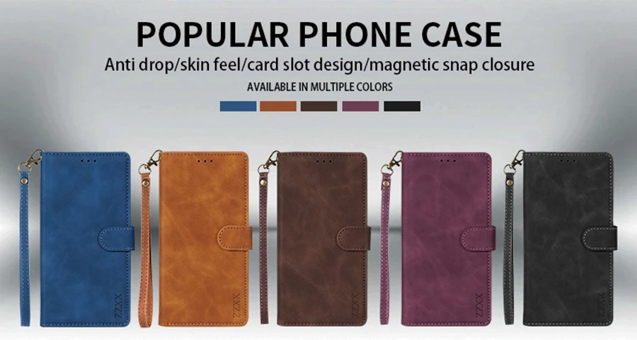Brieftaschen-Lederhülle mit Kartenfach und Magnetverschluss für Xiaomi 17T 15T Poco X8/M8 Pro C85 Redmi 17C 15C Note 15 Pro+ – Detail 1
