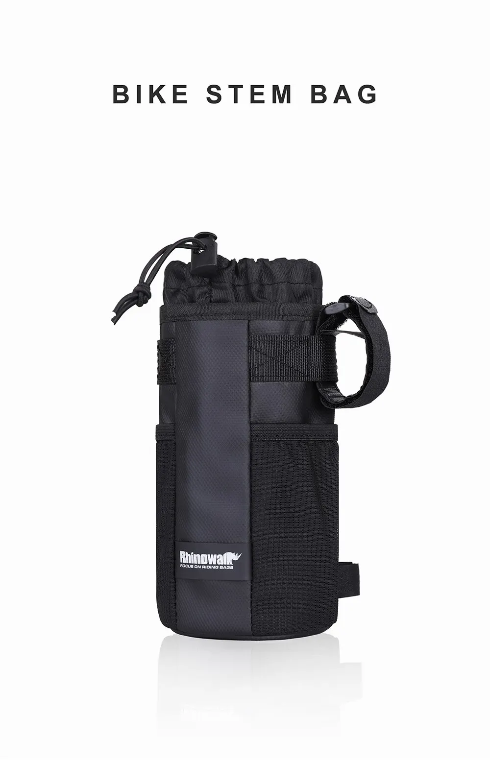 Rhinowalk Fahrrad Flaschenhalter Radfahren Wasserflasche Trägertasche Isolierter Wasserkocher MTB Rennrad Lenkertasche Zubehör – Detail 3