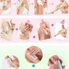 10Sides Hair Removal Depilatory Nonwoven Waxing Wax Strip Paper for Leg Body 3
