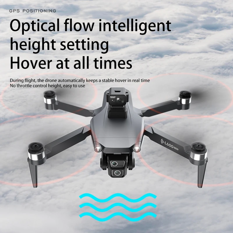 GPS Drone 4K HD Dual Camera Quadcopter with Obstacle Avoidance