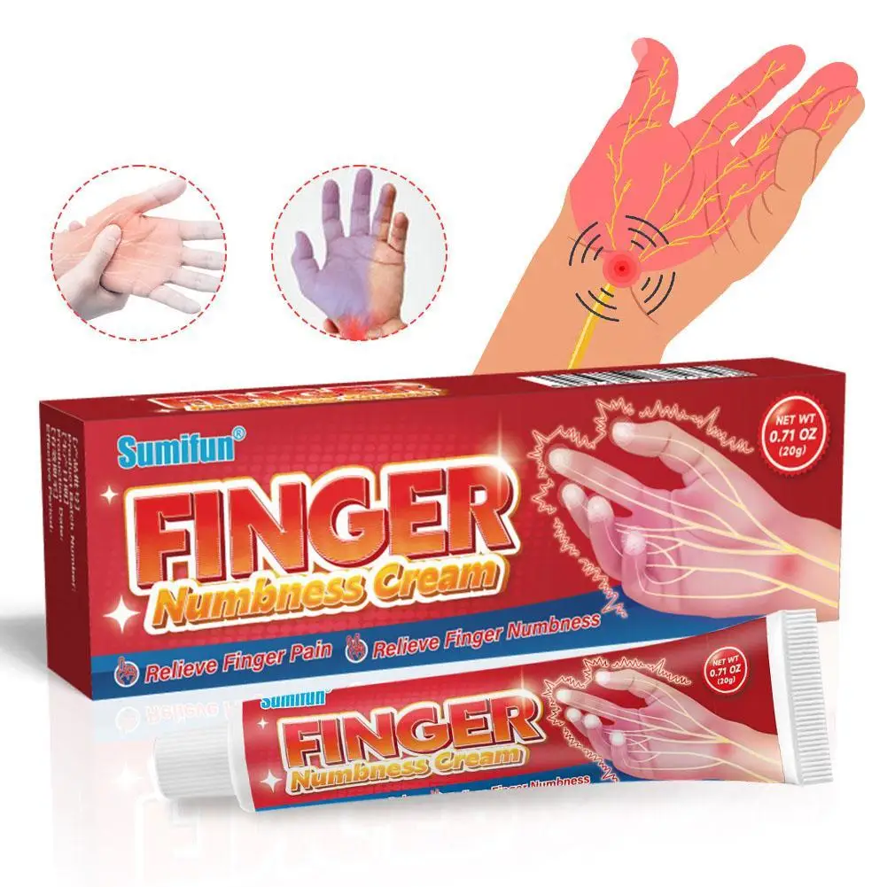

20g Finger Numbness Cream Anti Arthritis Joint Pain Relief Ointment Therapy Medicine Health Cream Care